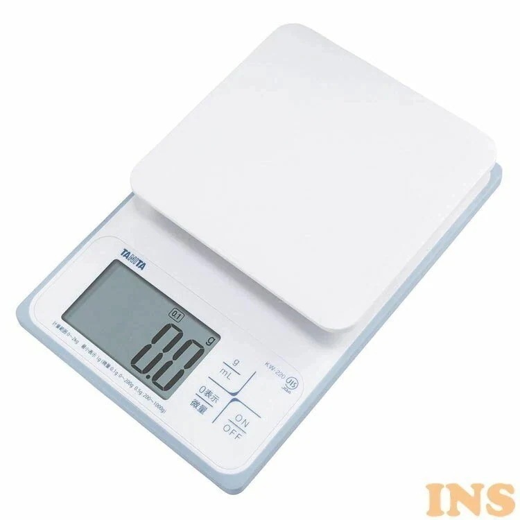 デジタルクッキングスケール ホワイト KW-220-WHはかり デジタル 防水 キッチンスケール 2　メガ割