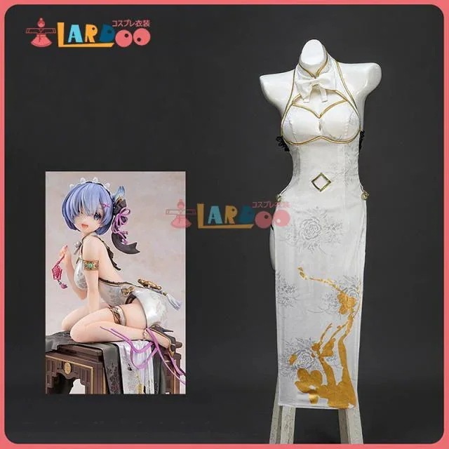 新タイプ追加 激安販売 Re：ゼロから始める異世界生活 レム チャイナドレス コスプレ衣装 コスチューム[DY23026]