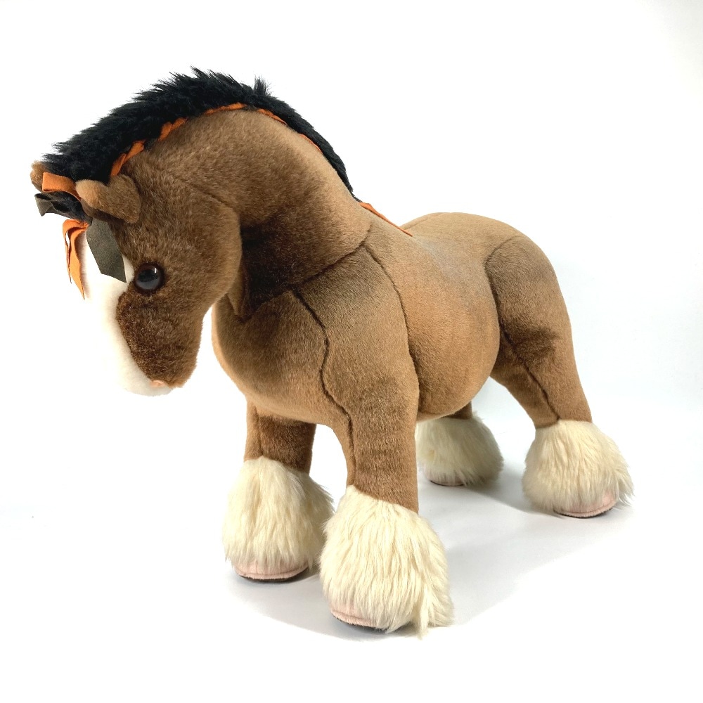 ぬいぐるみ エルミー GM 馬 人形 インテリア アクリル ブラウン