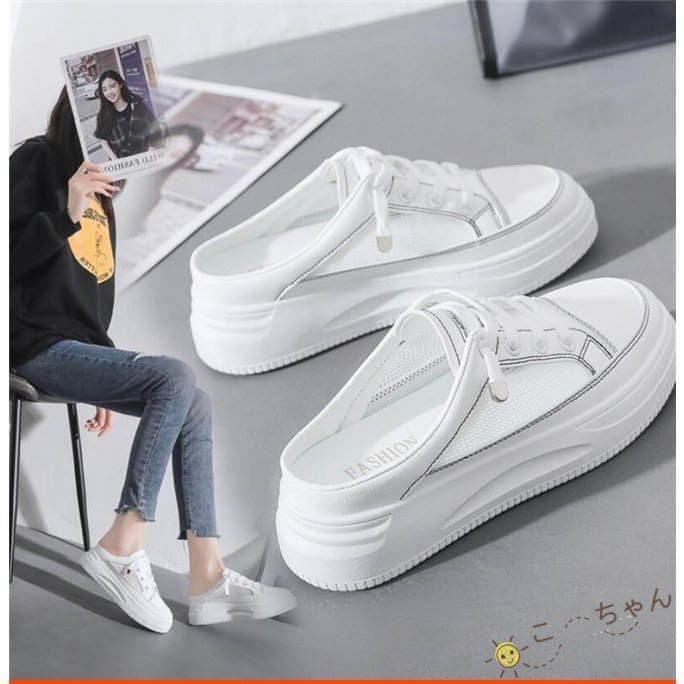 30% OFFサンダル レディース スニーカー かかとなし メッシュ サマースニーカー ミュール 夏 シューズ 痛くない