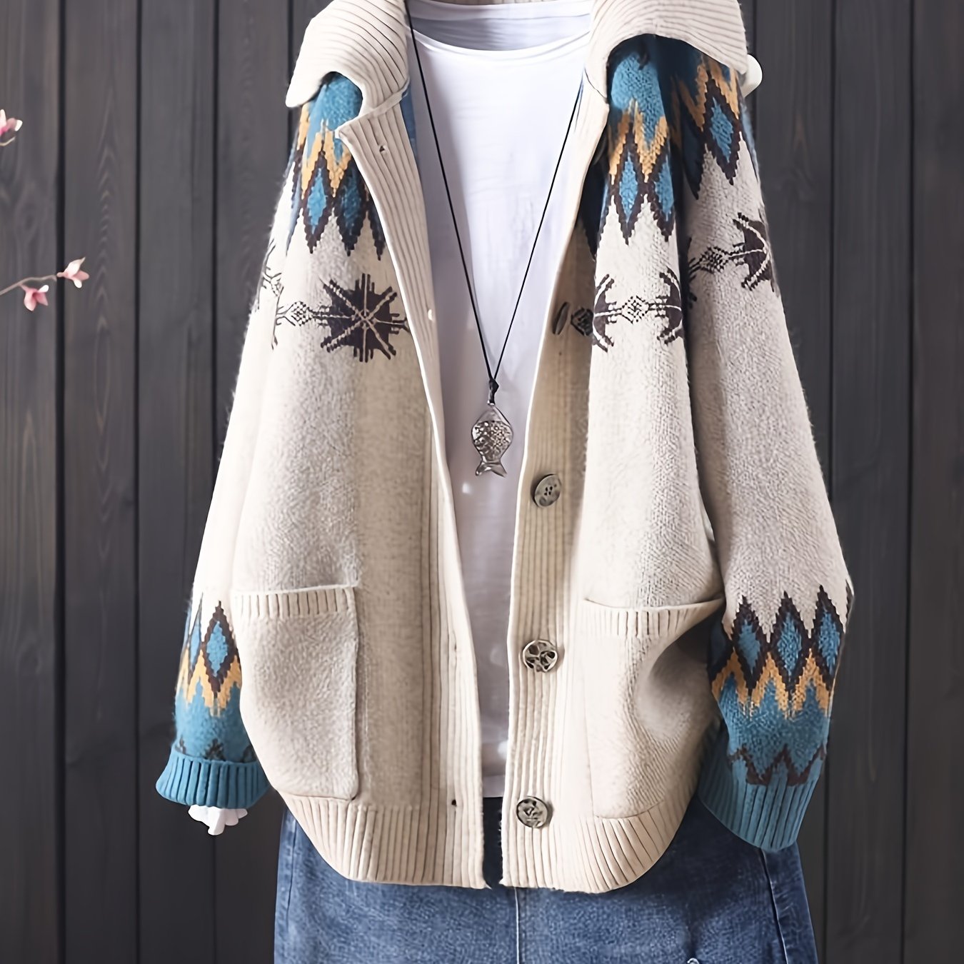 プラスサイズエレガントファッションカーディガン女性用秋/冬多機能プラスサイズターンカラーコートルーズセーターアウターワードローブカーディガンセーター女性用大きい体型のためのプラスサイズカーディガ