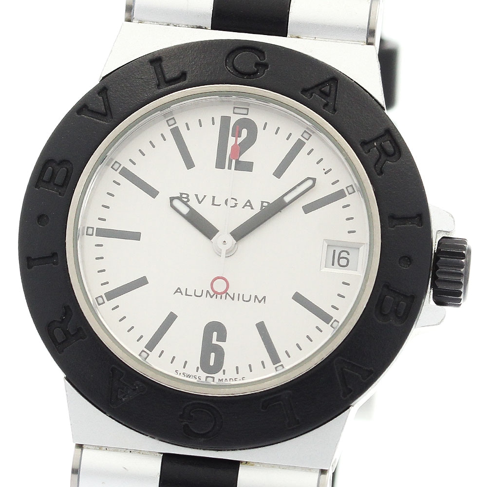 ブルガリ BVLGARI AL32TA アルミニウム クォーツ ボーイズ _894287【中古】