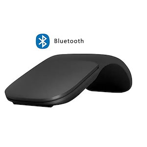 ワイヤレスマウス バッテリー Bluetooth サイレント 人間工学 コンピュータ接続 マルチデバイス ブルートゥース ブラック