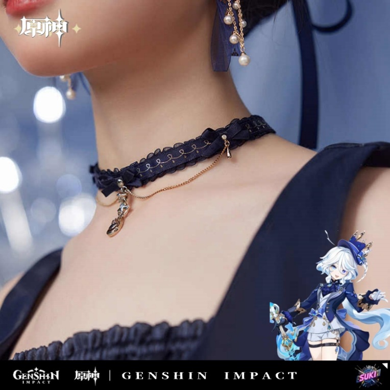 【プロ品質を極める!】原神 グッズ / フリーナ インプレッションシリーズ / ネックレス / Genshin Impact Furina 芙宁娜 げんしん コスプレ