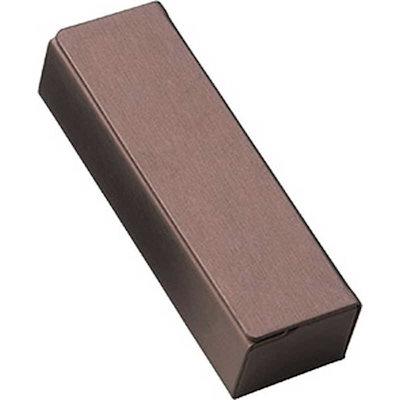 他サイト： 名古屋眼鏡　メガネケース メタルハード 四角 ブラウン　2451ー03の商品画像