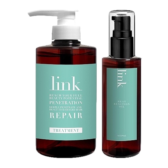 リンク トリートメント+ヒートリアクションオイル セット 500g+90ml