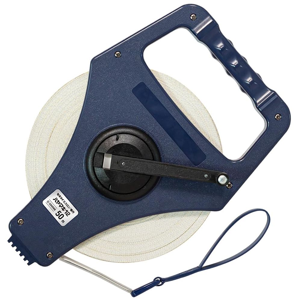 （まとめ買い）積水樹脂 エスロン巻尺 ハヤマキ 両面目盛 50m 12-50HRWN [x3]