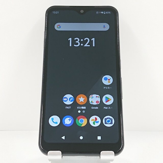 arrows We FCG01 au ブラック 送料無料 本体 c20620 【中古】