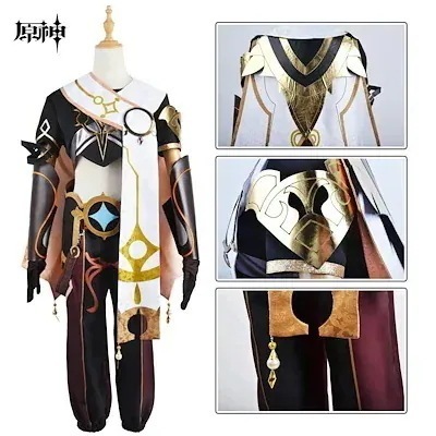 Genshin コスチューム 衣装 原神 ハロウィン30% げんしん コスプレ 旅行者のお兄さん コスプレ 空パーティーイベント用品コスプレ変装仮装