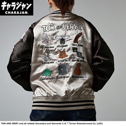 丸眞(マルシン) スカジャン(L) トムとジェリー ファニースタイル　男女兼用 キャラクター キャラジャン CHARAJAN 　4105012800