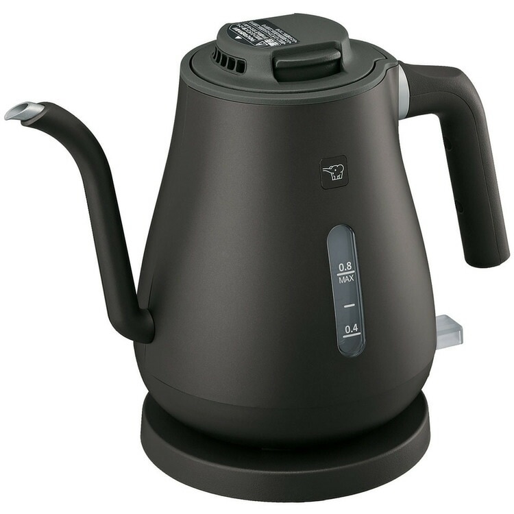 電気ケトル ケトル 800ml 電気ケトル セピアブラック CK-LA08-BZ (D)　メガ割