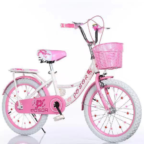 短納期折りたたみ式 子供用自転車 20インチ キッズバイク ピンク 高さ調節可能 誕プレゼント 前後二重ブレーキ設計会社大量注文承り