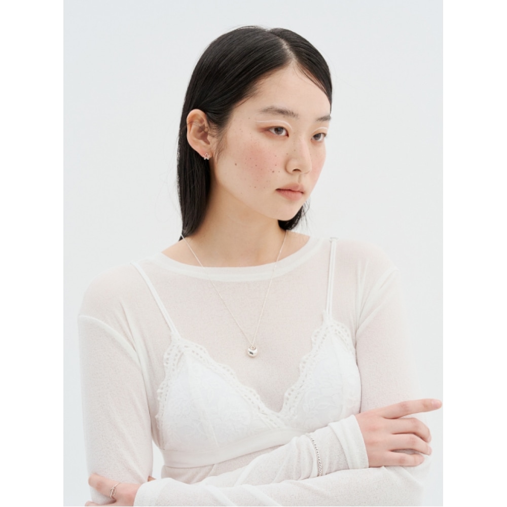 TOUT シルバーラウンドネックレス