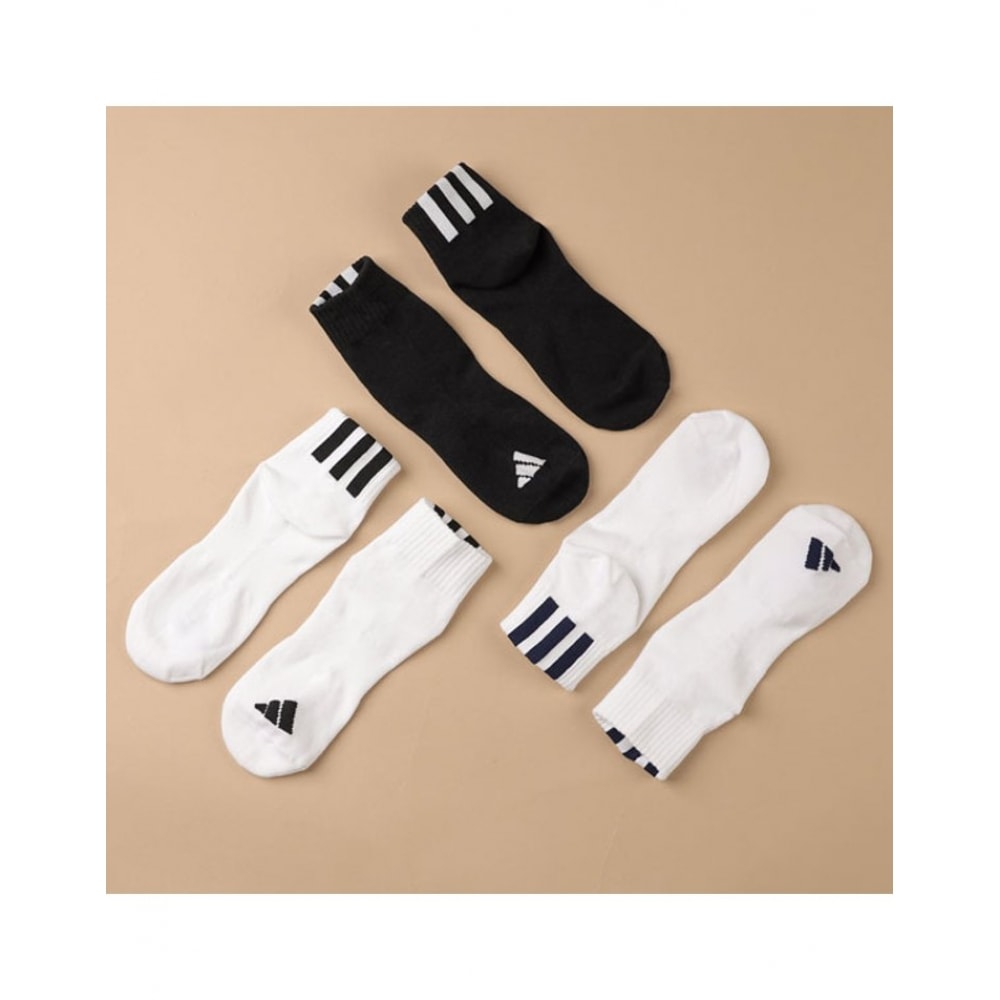 アディダスゴルフ 3ペア 1セットアディダススリーラインスポーツアンクルゴルフソックス HT5782 HT5783 HT5784