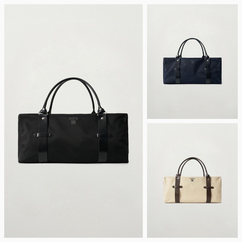【SATUR】 26SS NYLON BIG DUFFLE BAG : 3COLORS