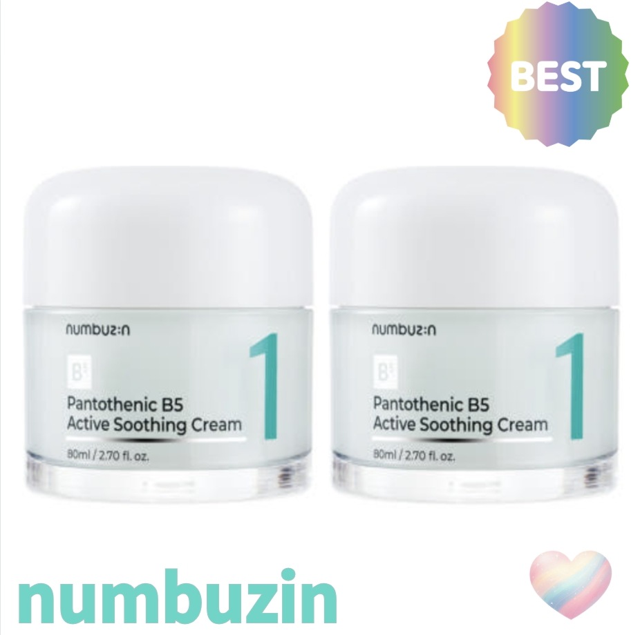 [ 1 + 1 ] [BEST] 1番 塗るパントテン酸スージングクリーム, 80ml + 80ml乳液・クリーム