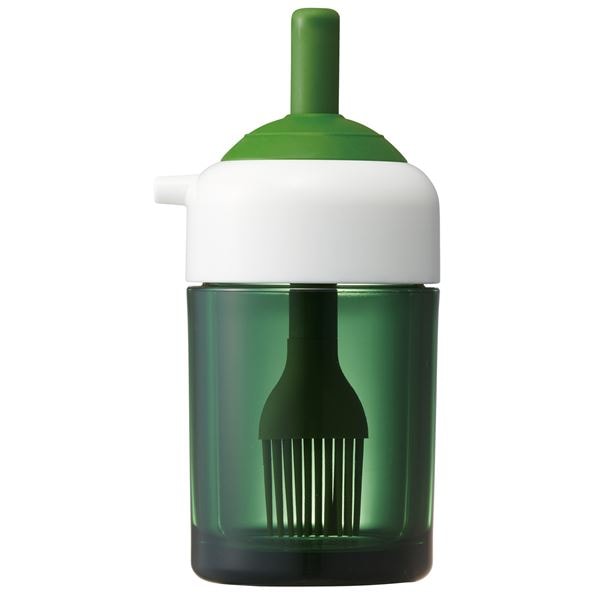 (まとめ) 刷毛でも塗れる オイル差し/油容器 (ベーシック) 2Way 容量(約)：150ml キッチン用品 (48個セット)