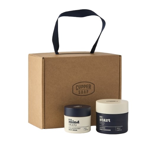 オールインワンパッククレンザー100ml＆マルチクリーム50ml（プレゼントセット）しっとりとした健康肌のためのギフトセット