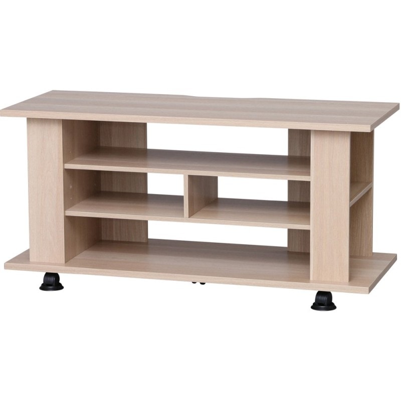 【26-37型推奨】 アイリスオーヤマ テレビ台 テレビボード ハイタイプ 幅100cm 奥行39m 高さ48.8cm 24型 26型 32型 ナチュラル キャスター付き オープン 組み立て 耐荷重4