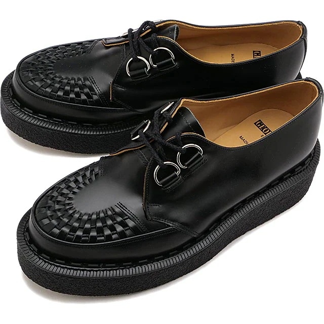 バーソール スキップトン [3588-VI-040] SKIPTON メンズレディース 英国製 MADE IN ENGLAND レザー 厚底シューズ BLACK 黒 ブラック系