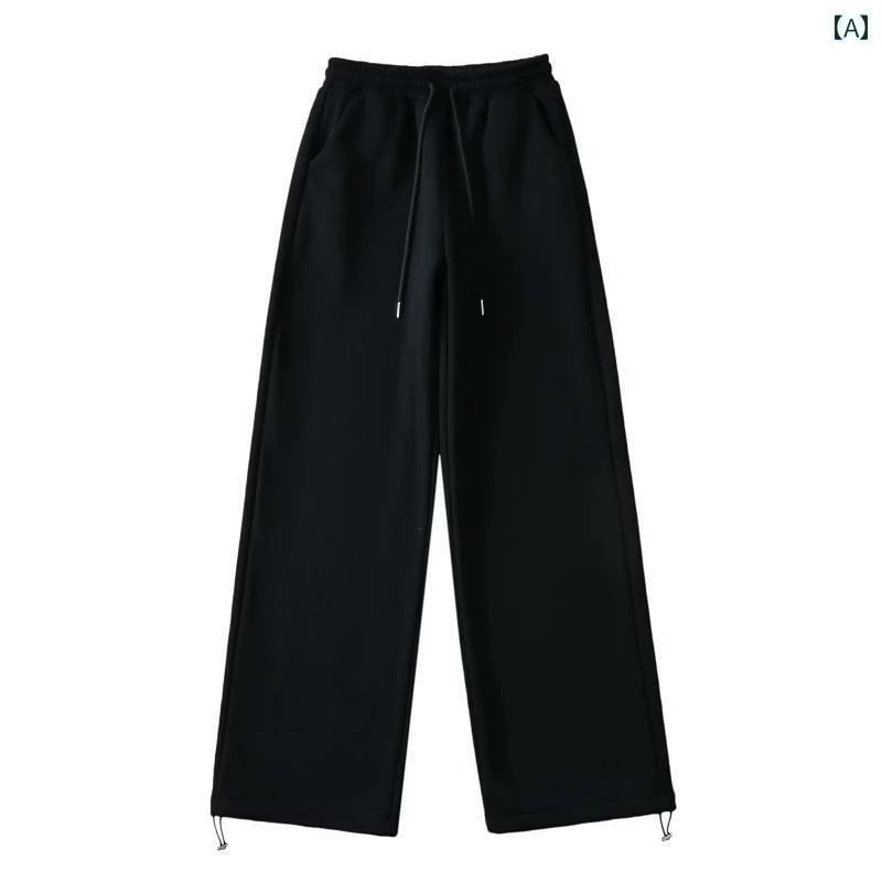 スウェットパンツ レディース 秋冬 女性用 アメリカン カレッジ ベルベット カジュアル 厚手 レギンス 小柄 ワイド レッグ