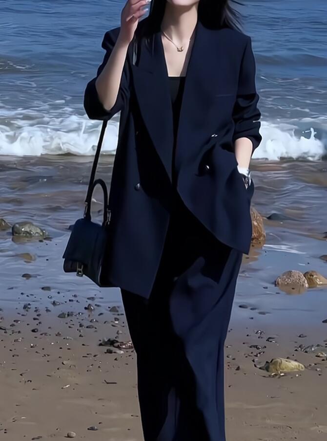 【セール中】カジュアルスーツ レディース 2点セット ジャケット+パンツ キャリア 通勤 就活 セレモニースーツ 上品 ママスーツ 体型カバー スーツ セットアップ パンツスーツ ビジネススーツ フォ 4,968円