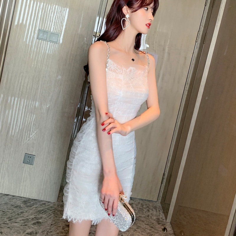 ドレス 衣装 ワンピース ミニワンピース タイトワンピース 二次会ドレス 演奏会ドレス ステージドレス ミニ丈 キャミソールワンピース ウエストマーク タイト 胸元 かわいい 大人可愛い きれいめ