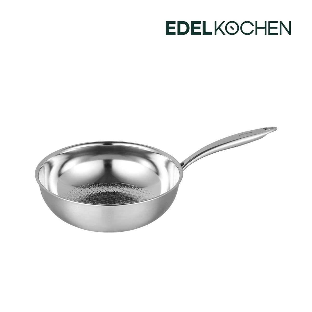 エーデルコッヘン ピュアキューブ 3層ステンレス 304 IH対応フライパン 中華鍋