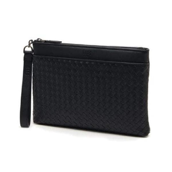 DBBA2E725BK [PORTSMOUTH+] ブラックハンドクラフトメッシュクラッチバッグ