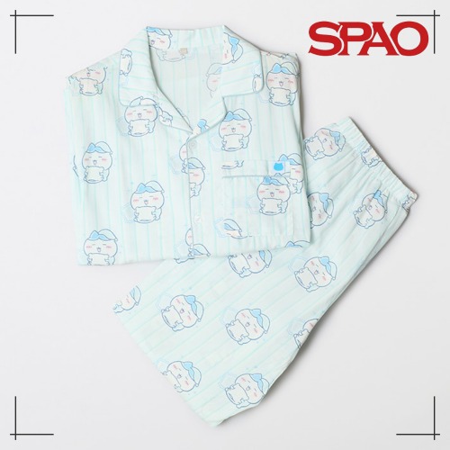 SPAO公式 ちいかわ 長袖パジャマ (BLUE)