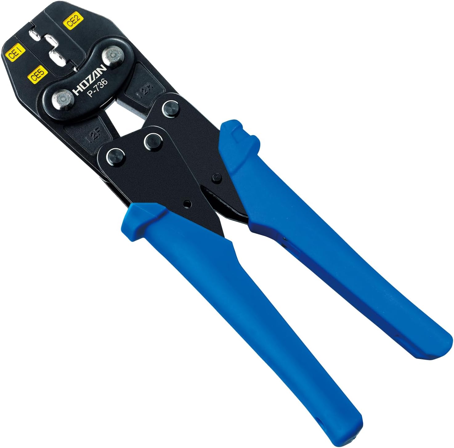 ホーザン(HOZAN) 圧着工具(絶縁閉端子用) 圧着ペンチ コンパクトながら軽い握りで圧着可能 サイズCE1/2/5 P-736
