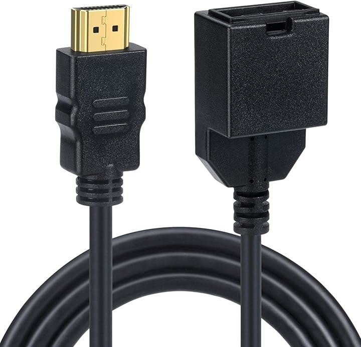 4K HDMI 1.4 タイプ E メス - A オス カーナビ用 ビデオオーディオケーブル 自動車接続システムグレードコネクター用 長さ約1.5メートル