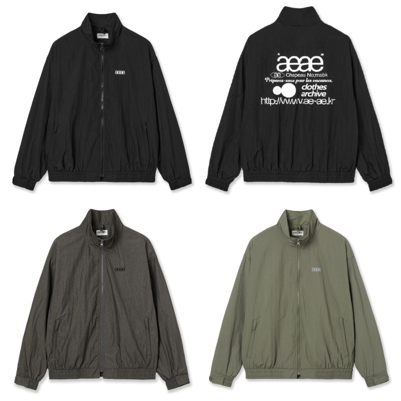 【aeae】 WEB LOGO TEAM JACKET : 3COLORS