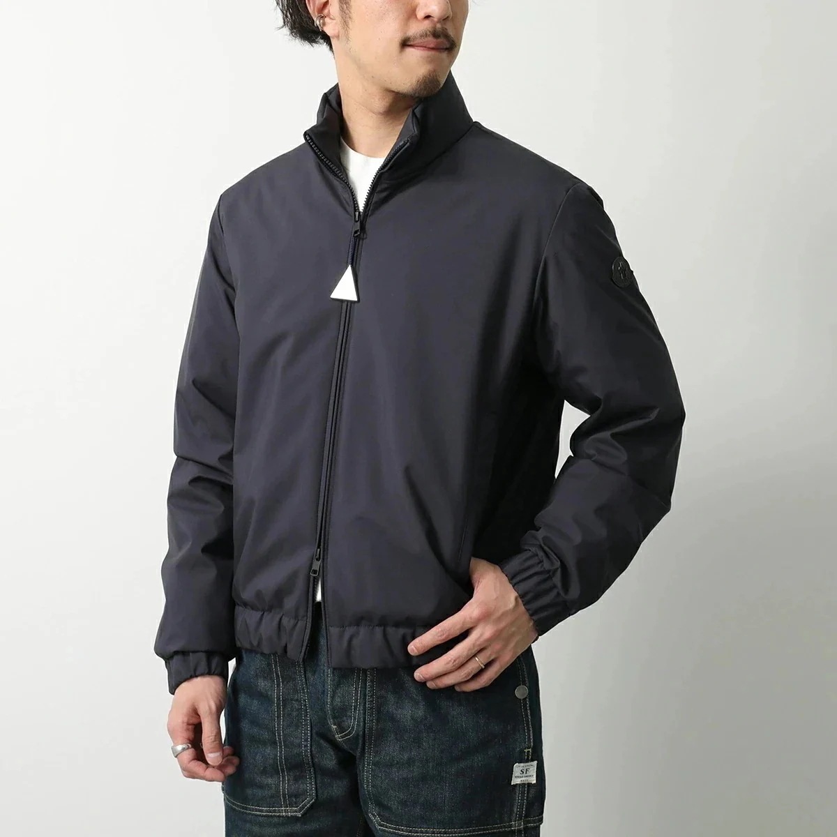 MONCLER モンクレール ダウンジャケット LUSERNA ルセルナ 1A00177 597IF メンズ 撥水 スタンドカラー アイコンパッチ 779 1A