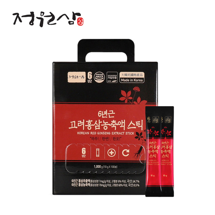 6年根 高麗紅参 濃縮液スティック 10g x 100包