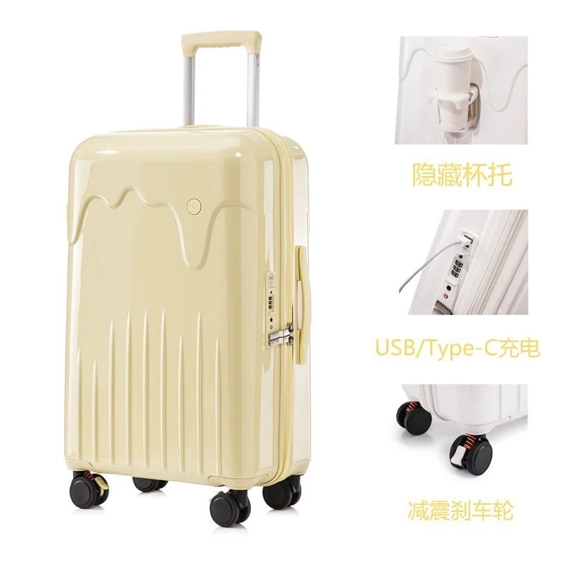 バッグキャリーバッグ旅行かばん TYPC-C 小型 機内持ち込み キャリーケース スーツケース ins人気 静音 軽量 TSAロック 360回転キャスタ