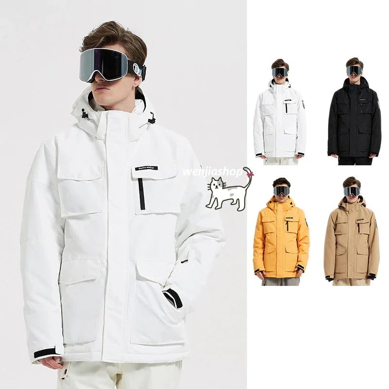【急速出荷!】スノーボードウェア ジャケット 単品 メンズ スキーウェア トップス アウター パーカー 韓国風 スノボーウェア スノーウェア スノボウェア 防水防寒防雪保温防風通気