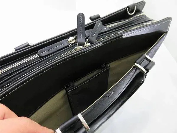 ブリーフケース ビジネスバッグ メンズバッグ メンズファッション Kiwada 2本手 ダブルタイプ