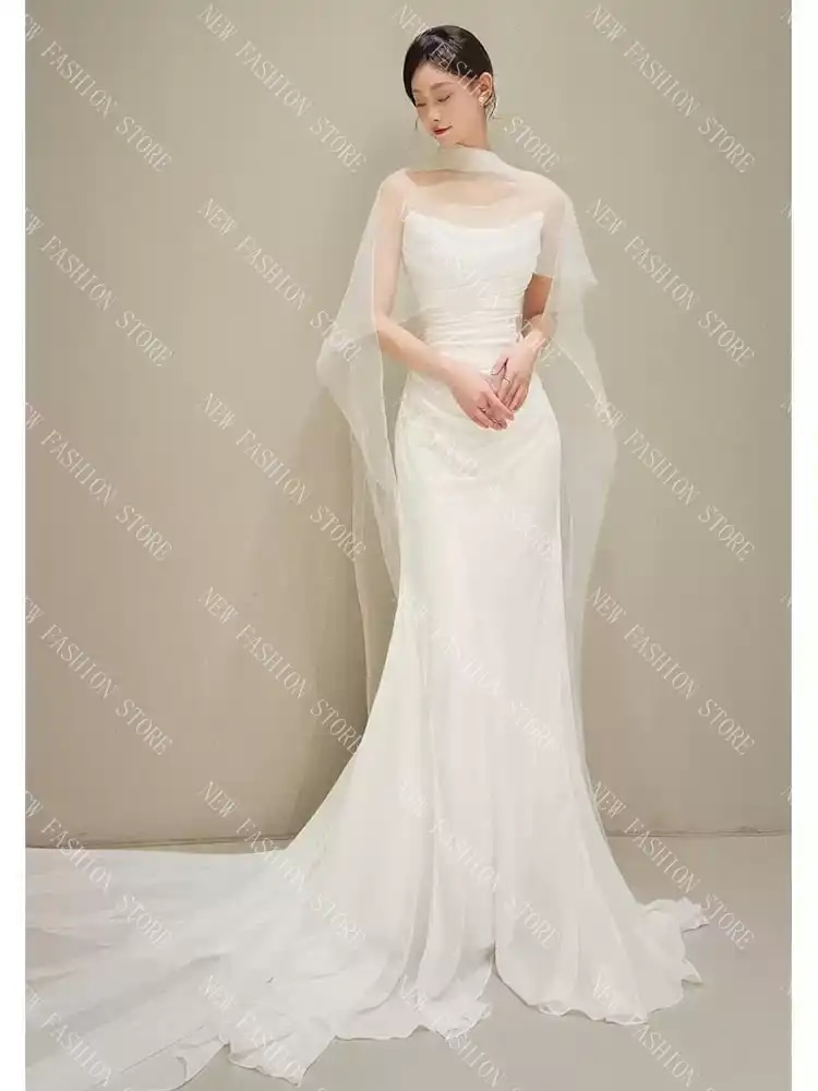 ウエディングドレス 白-48