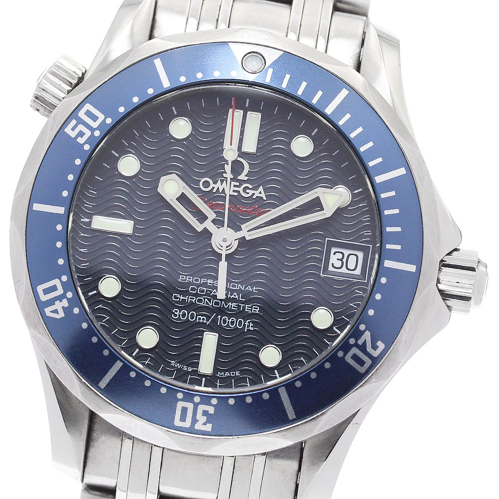 オメガ OMEGA 2222.80 シーマスター300 デイト コーアクシャル 自動巻き ボーイズ _890493【中古】