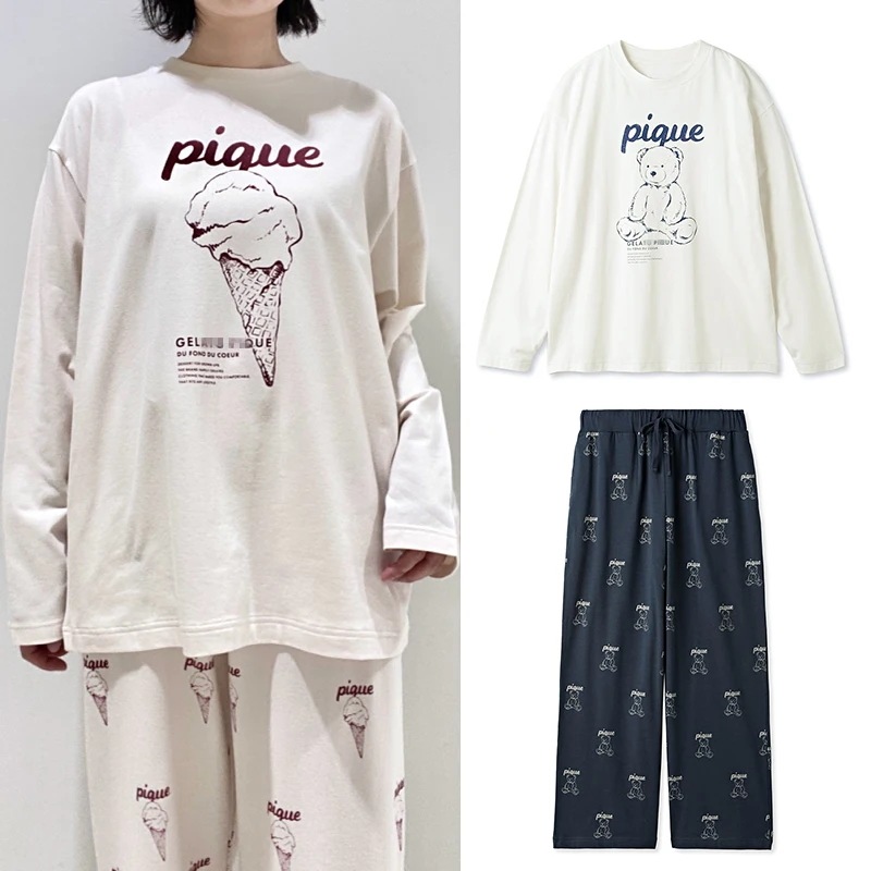 納期3週間程：coupleパジャマ. ルームウェア 女性. セットアップ. パジャマ カップル. パジャマ　レディース. カップル パジャマ. ホームウェア.