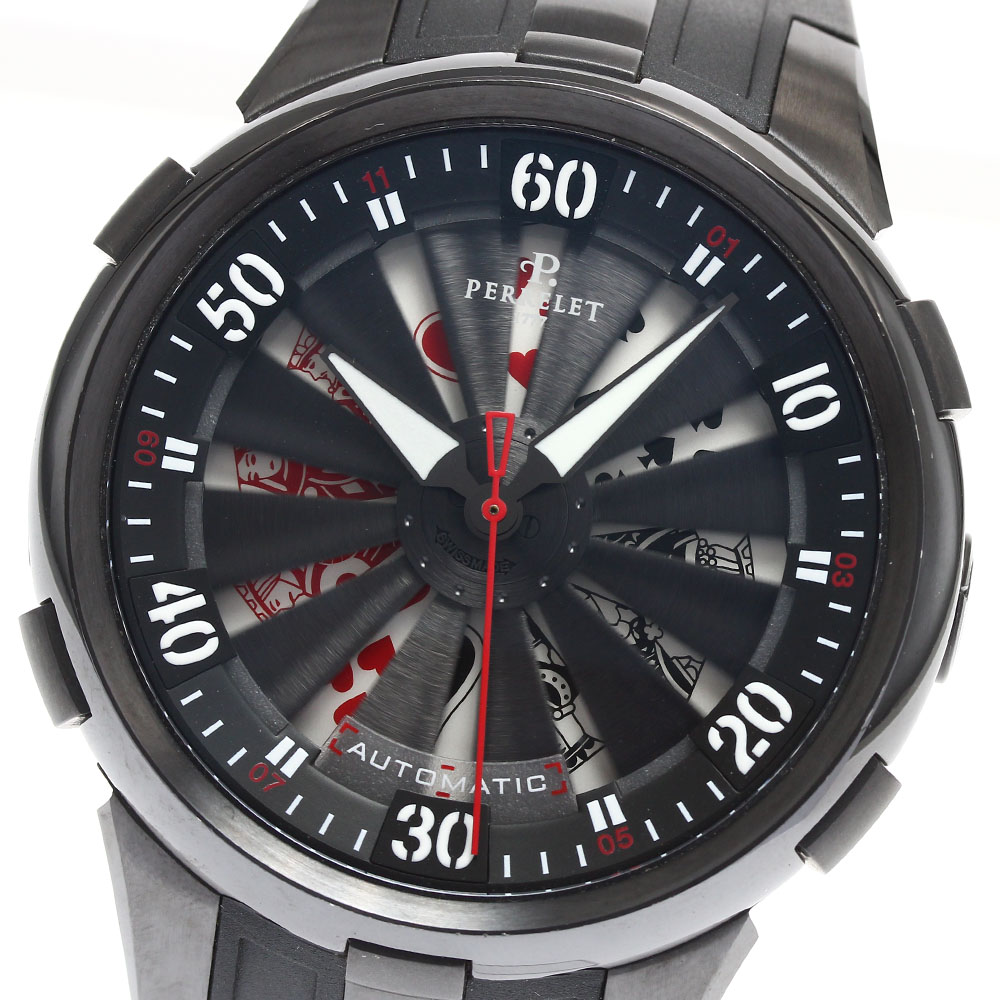 ペルレ PERRELET A4052 タービンXL ヴェガス 自動巻き メンズ 良品 _904695【中古】