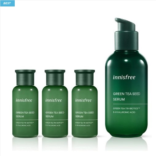 イニスフリーグリーンティーシードセラム160ml+90ml(30ml*3)