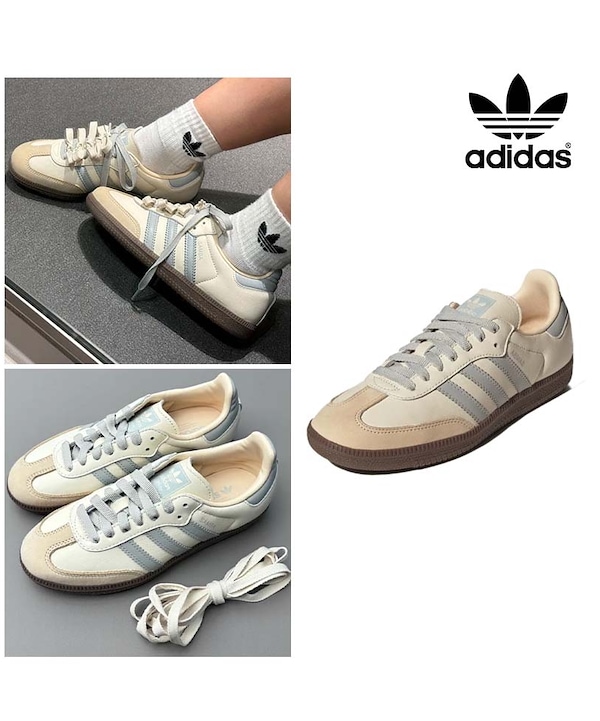 Qoo10 adidas JH7299 ストライプ ロゴ レースア