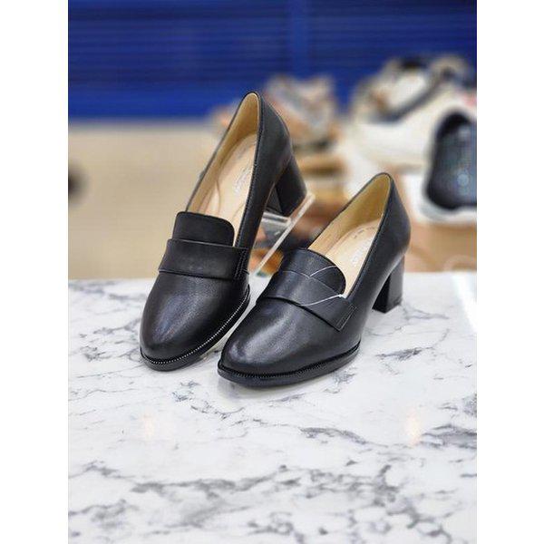 セーブゾーン05 女性5Cmヒールセミフォーマルローファーシューズ EROIDKJFDSDFM421 (42040708)