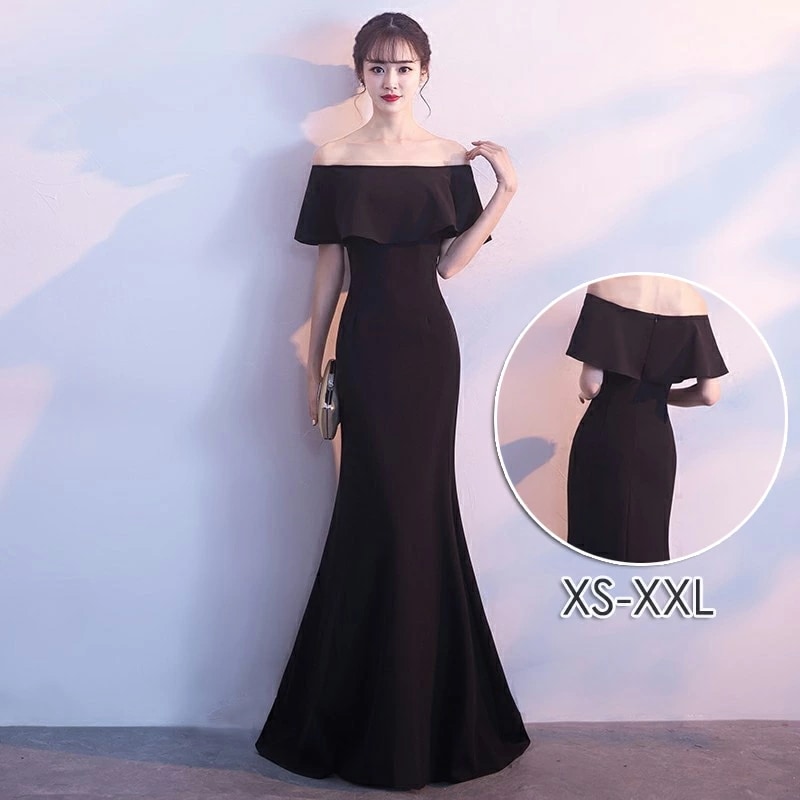 パーティードレス 結婚式 ワンピース ロングドレス オフショルダー パーティードレス マーメイドワンピース ロング ドレス ピアノ 発表会 演奏会 パーティー パーティ ブライダル ウェディング 20