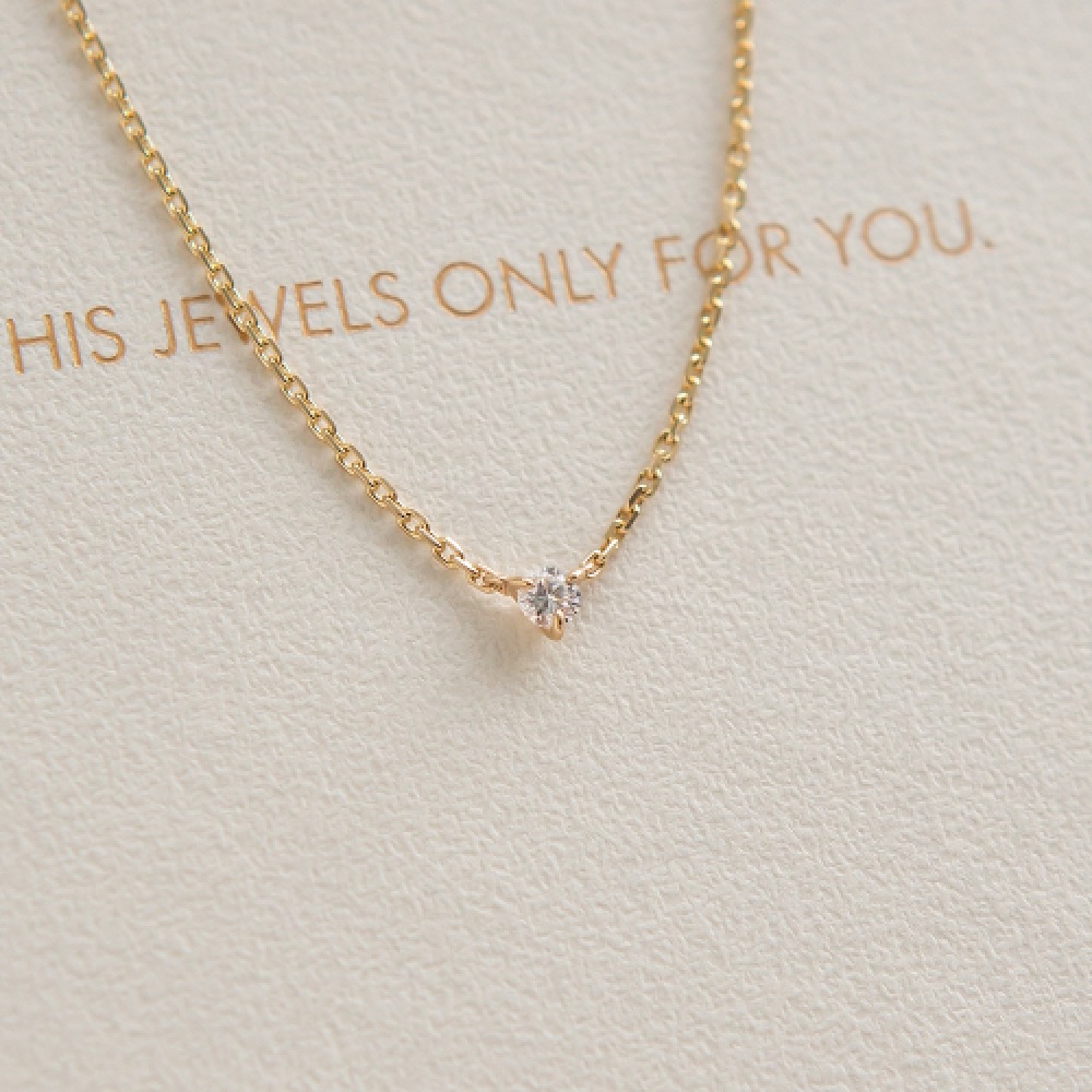 LUNNE 14k スリックパート 1 3 プロングラップダイヤモンド 0.5 ネックレス (14k ゴールド) LDIAN02 62,964円