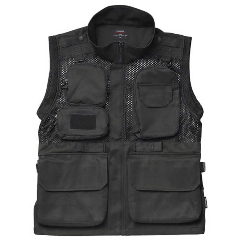 ハクバ　GW-PRO RED カメラマンメッシュベスト M ブラック　KCMV-GWR-M