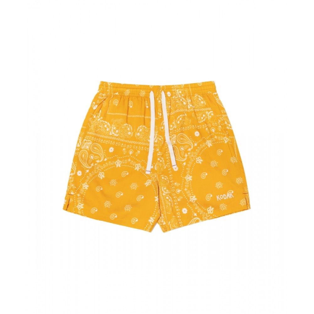 コダックサマーペイズリーショーツイエロー