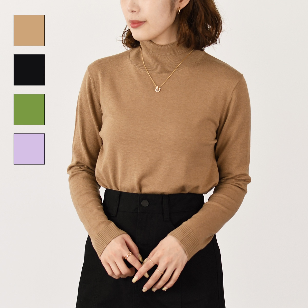 Weekend Max Mara ウィークエンドマックスマーラ ニット トップス KIKU キク シルク ウール タートルネックセーター 5366022600 レディース